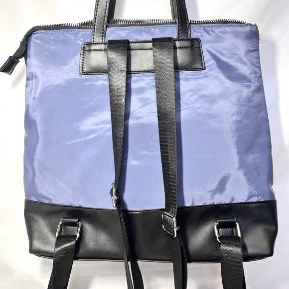 Adrienne Vittadini  Women\'s Back Pack/Purse/Bag-Stella Blue/Black-NWOT-Nylon-Cas